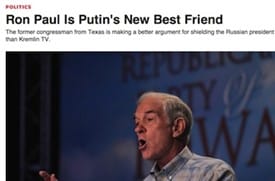 Attacking Ron Paul, National Journal Hits New Lows