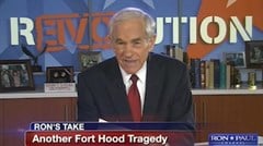 Ron Paul: What the Media Won’t Say About the Latest Ft. Hood Tragedy