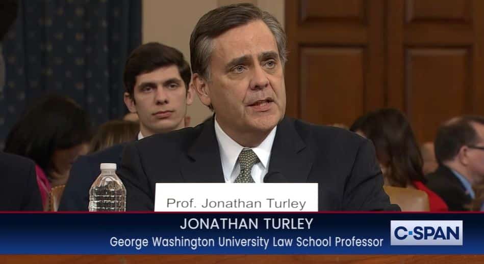 Jonathan Turley Versus the Impeachment Steamroller