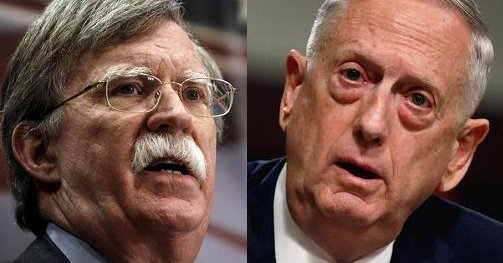 Bolton And Mattis Feud Over Syria Strike As Assad Evacuates Weapons