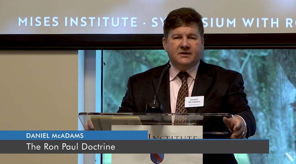 This Week, ‘Professor’ Daniel McAdams at Mises University