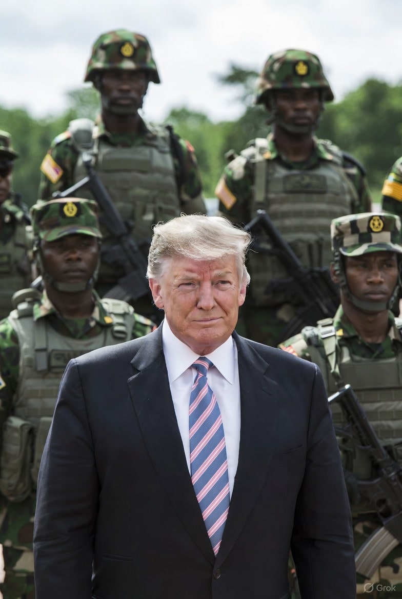 AI trump nigeria soldiers