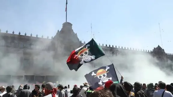 Gen z revolt mexico pirate